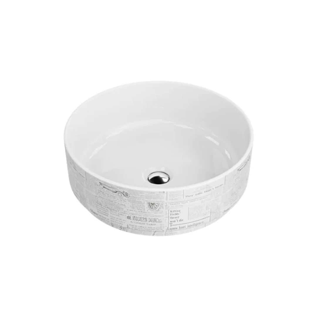 Papel Countertop Basin White