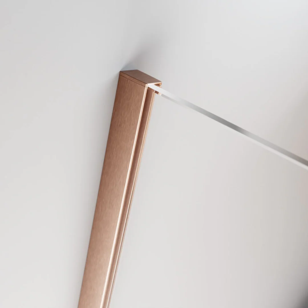 Radaway 8mm Furo PND II Bath Screen - Brushed Copper - Image 8