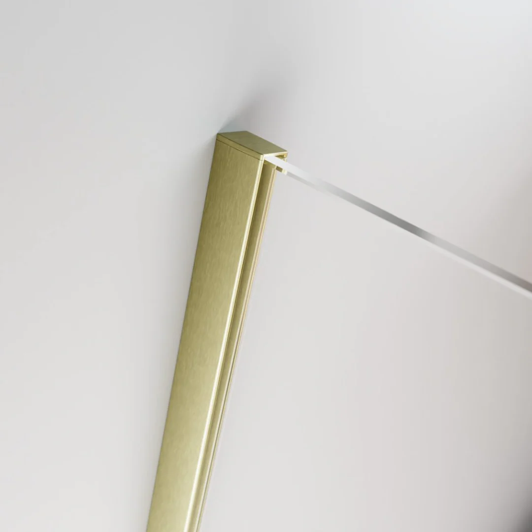 Radaway 8mm Furo PND II Bath Screen - Brushed Gold - Image 8