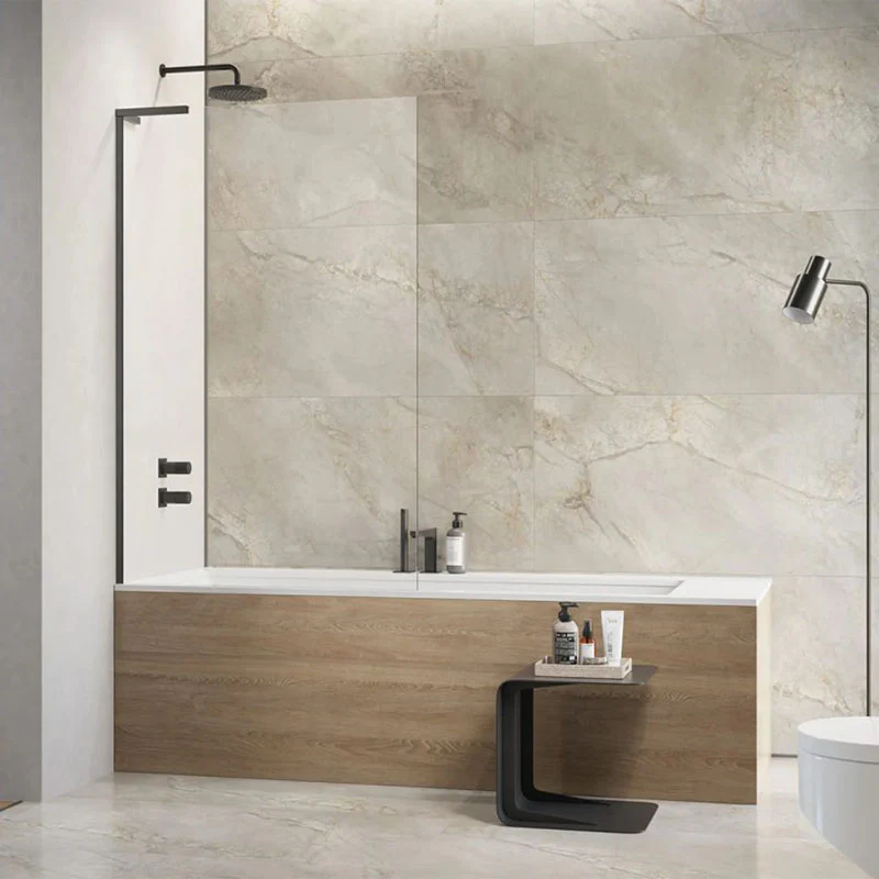 Radaway 8mm Modo PNJ II Bath Screen - Brushed Gunmetal - Image 2