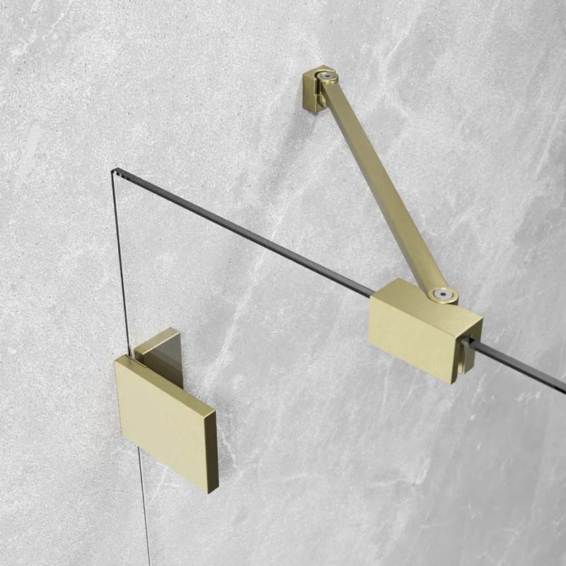 Radaway Essenza Pro PDD Shower Enclosure - Brushed Gold - Image 5