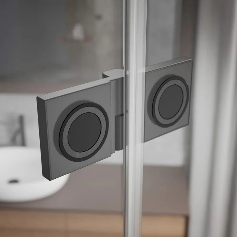 Radaway Essenza Pro KDJ Shower Enclosure - Brushed Gunmetal - Image 4