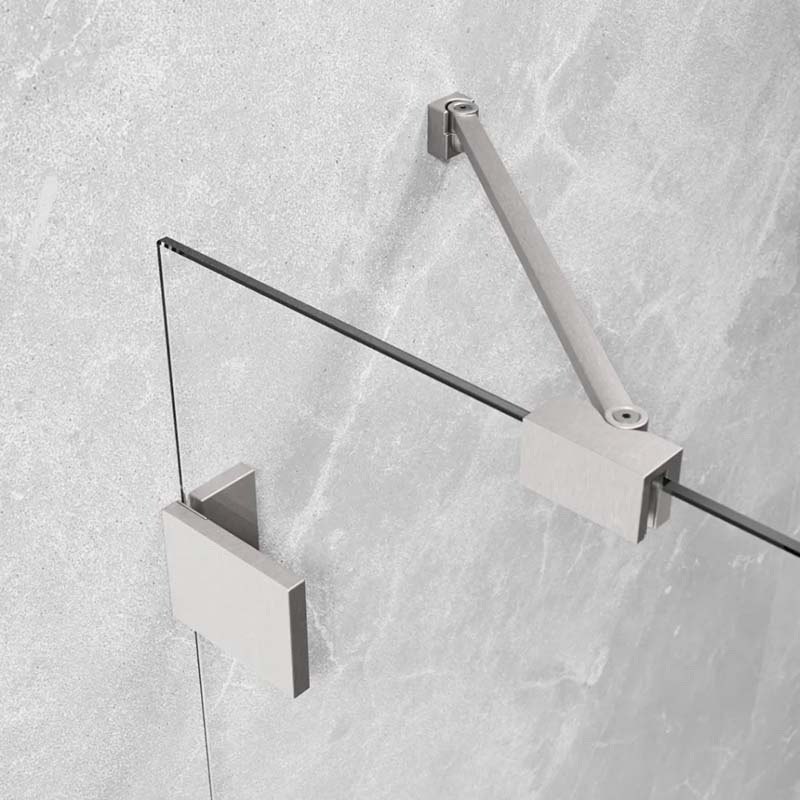 Radaway Essenza Pro PDD Shower Enclosure - Brushed Nickel - Image 5