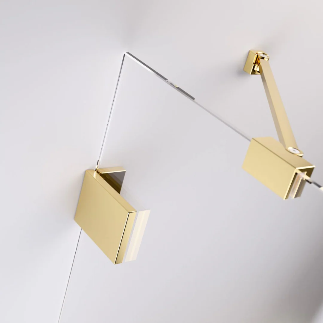 Radaway Essenza Pro PNJ II Bath Screen - Gold - Image 3