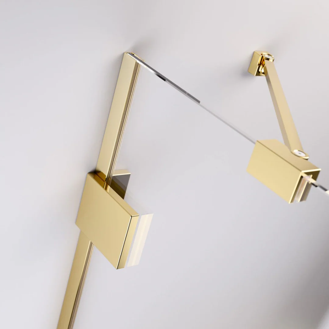 Radaway Essenza Pro PNJ II Bath Screen - Gold - Image 4