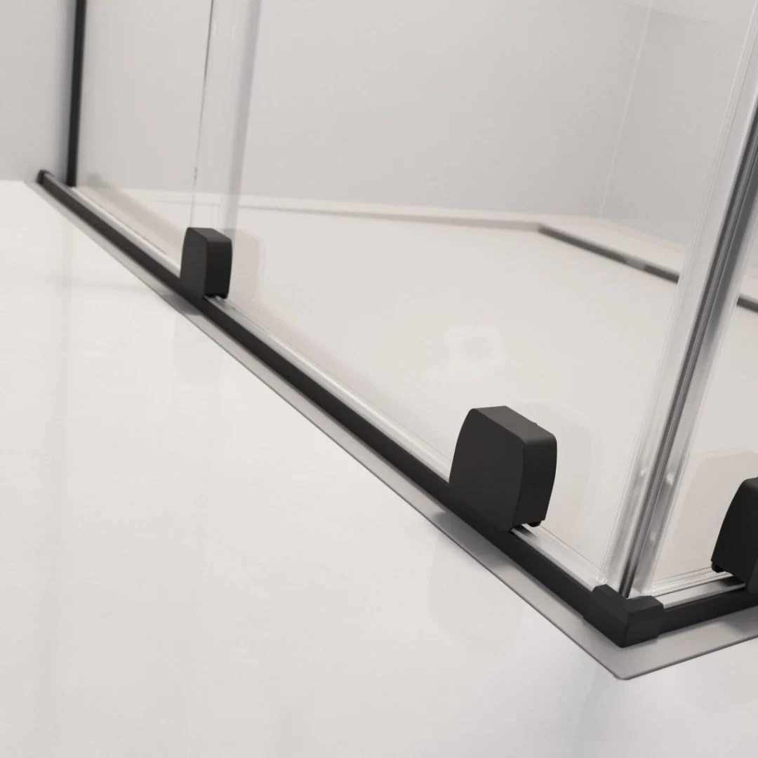 Radaway Furo Sliding Walk-In Shower Screen - Black - Image 7