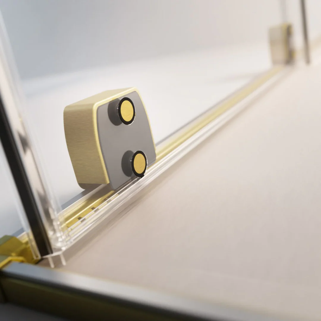 Radaway Furo Sliding Walk-In Shower Screen - Brushed Gold - Image 6