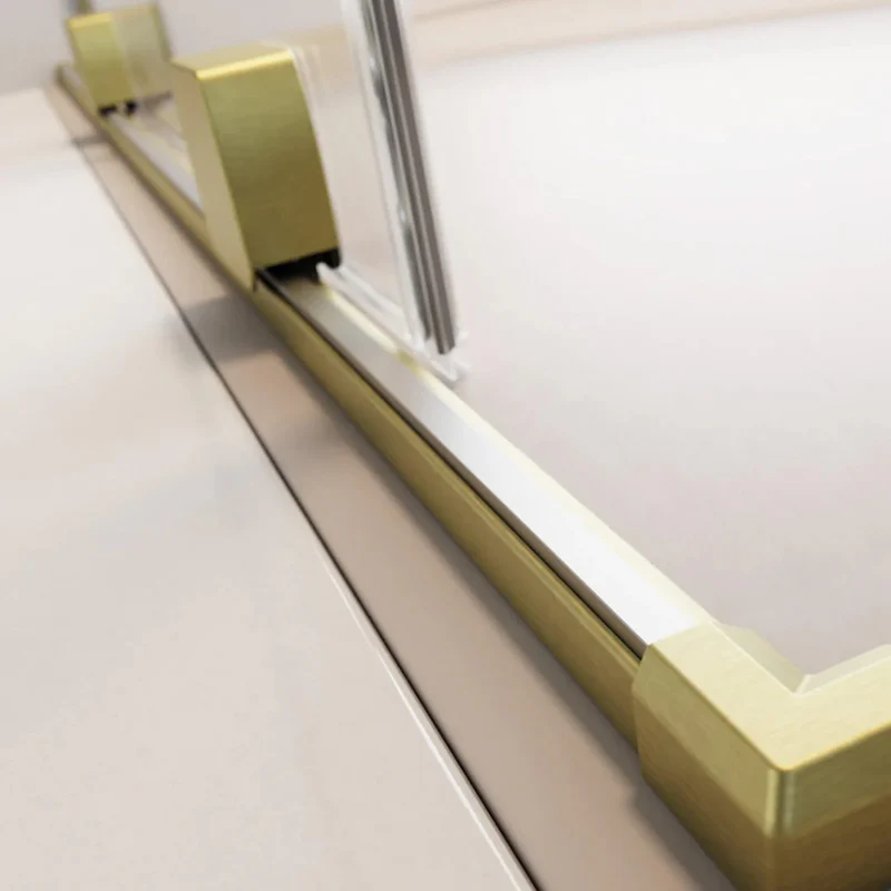 Radaway Furo Sliding Walk-In Shower Screen - Brushed Gold - Image 7