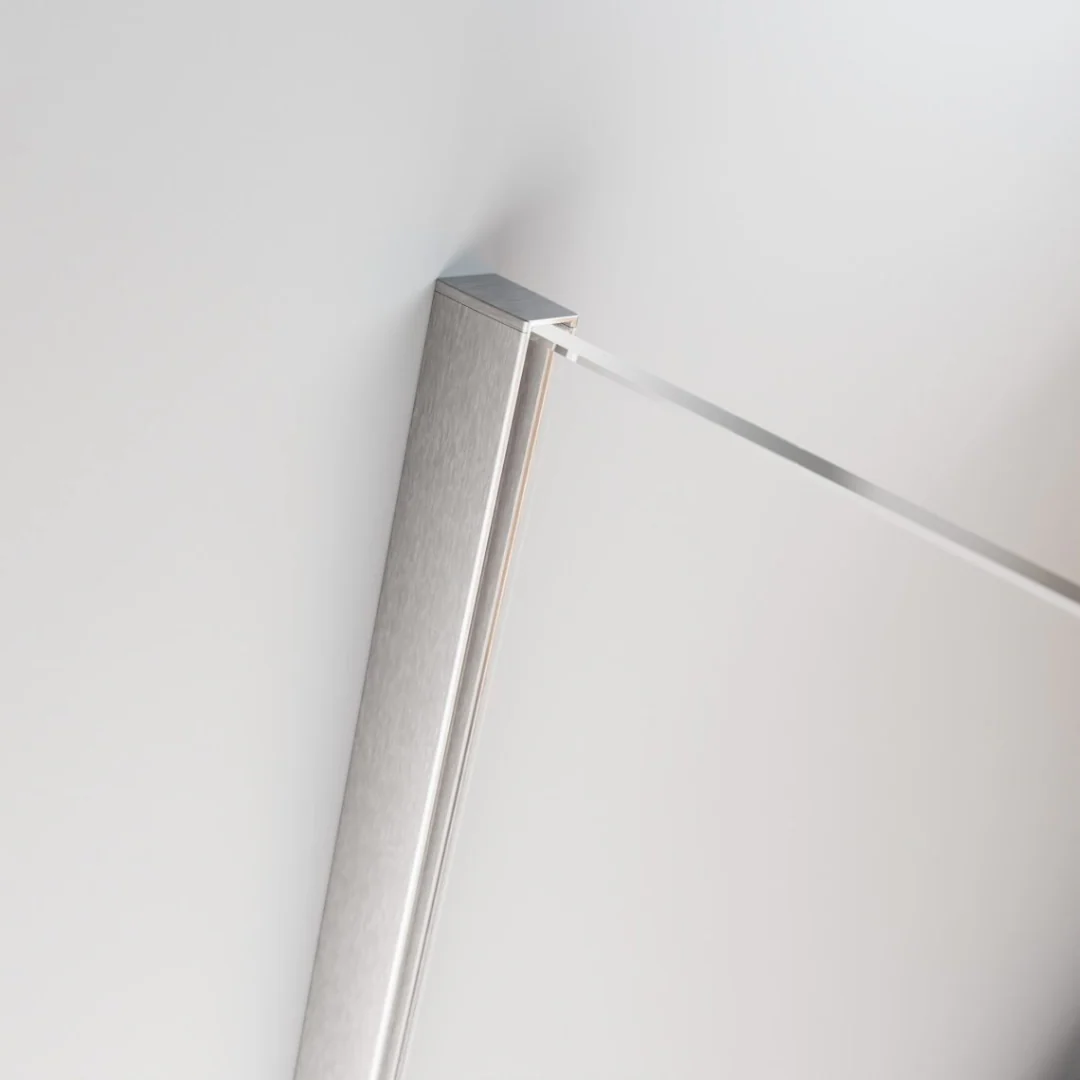 Radaway Furo Sliding Walk-In Shower Screen - Brushed Nickel - Image 8