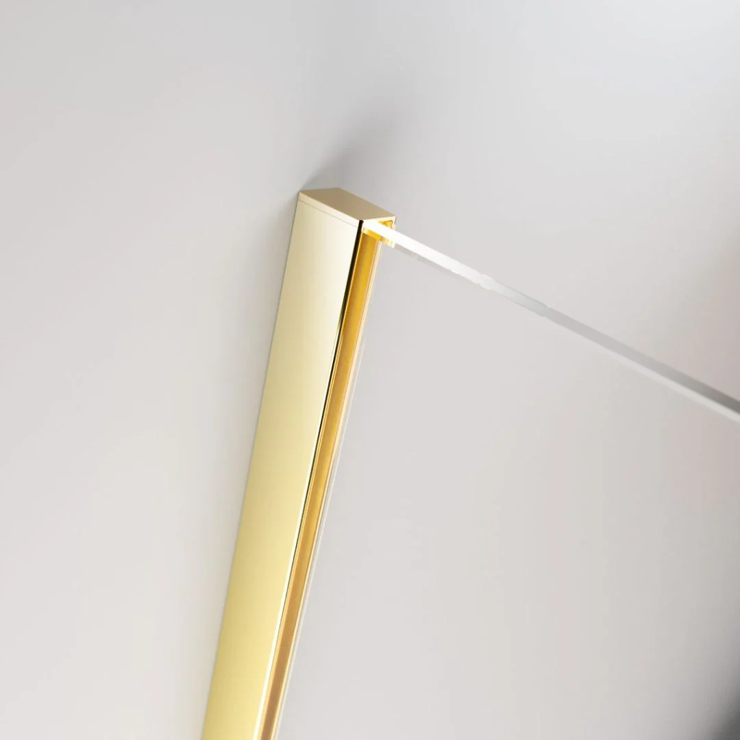 Radaway Furo Sliding Walk-In Shower Screen - Gold - Image 3