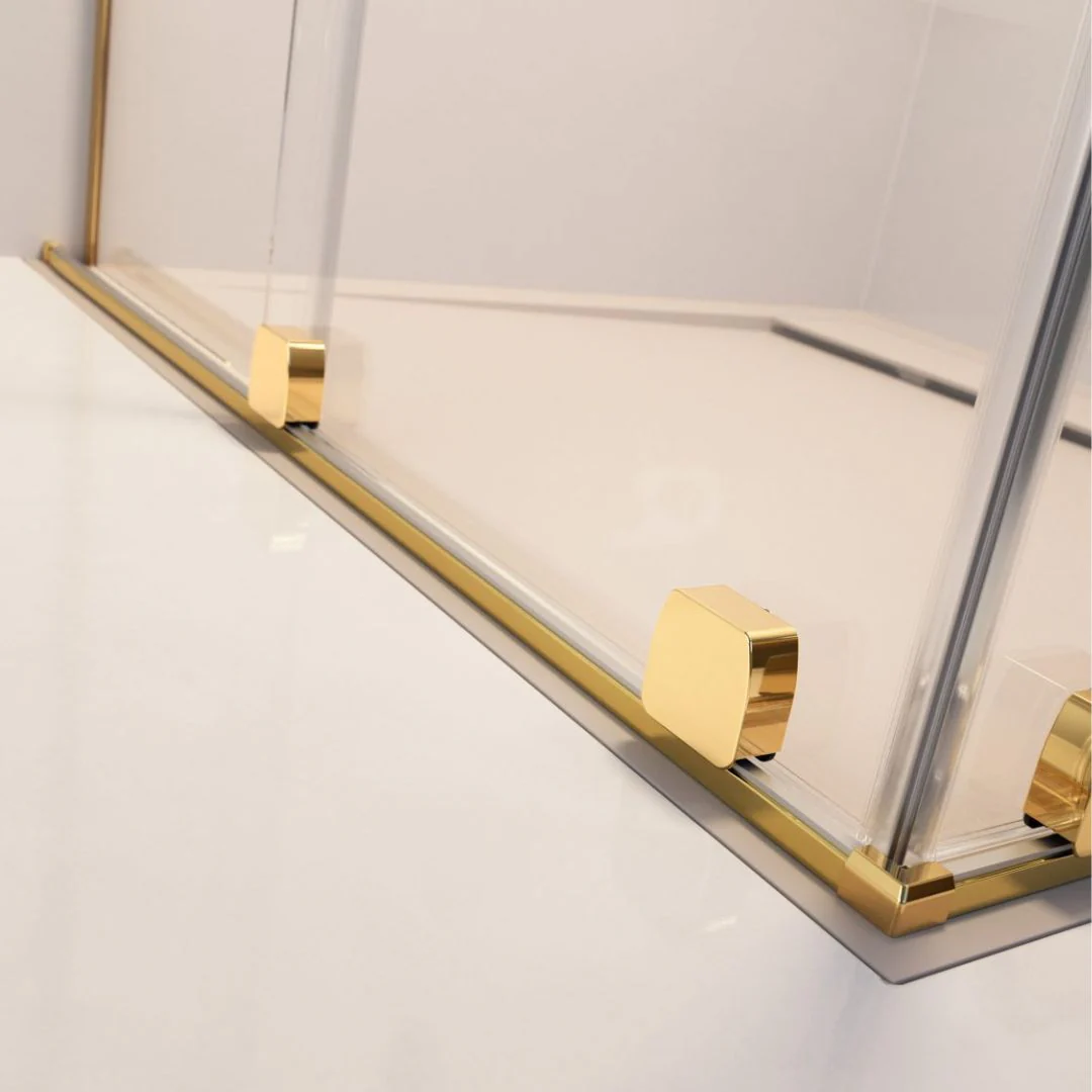 Radaway Furo Sliding Walk-In Shower Screen - Gold - Image 7