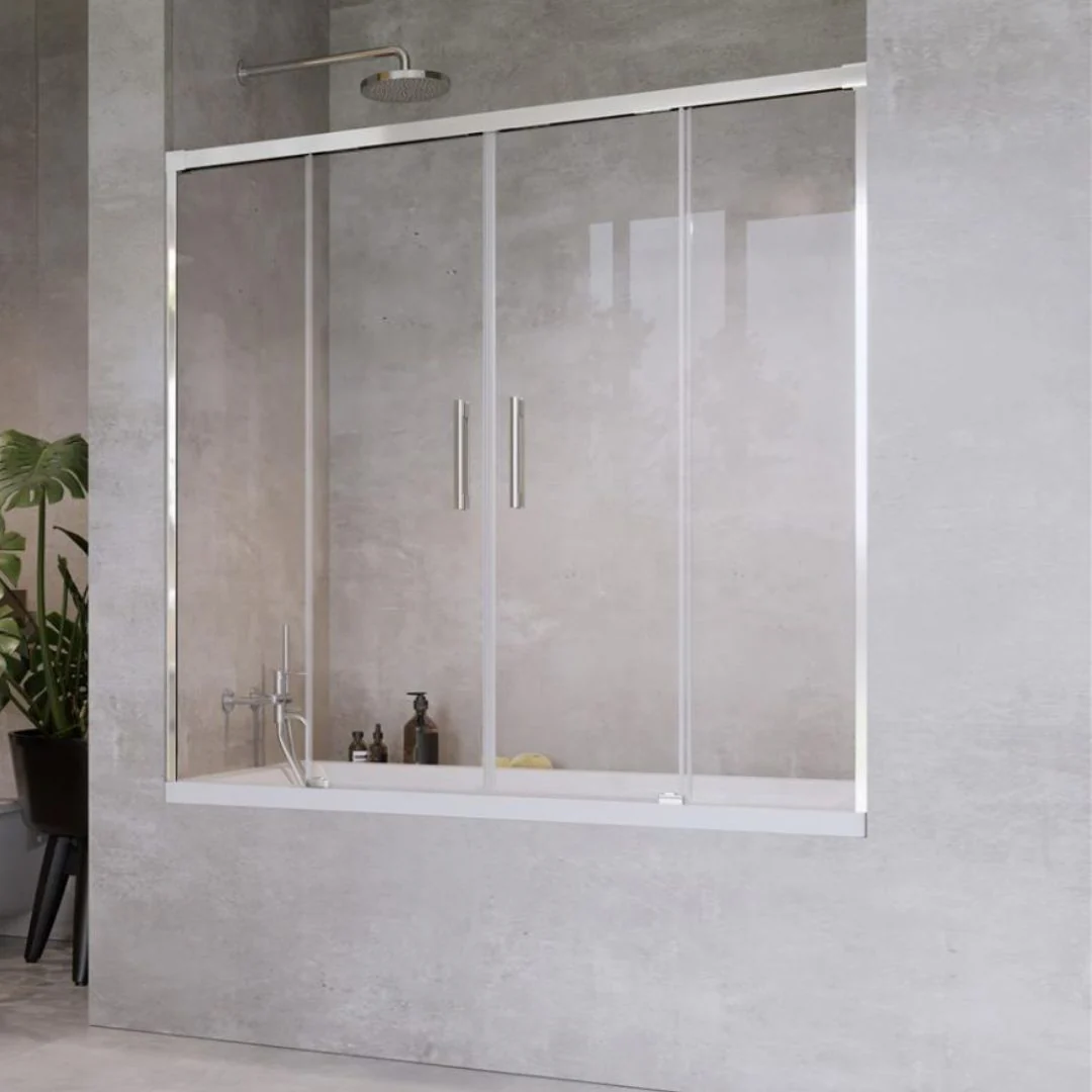 Radaway Idea PN DWD Sliding Bath Screen - Chrome
