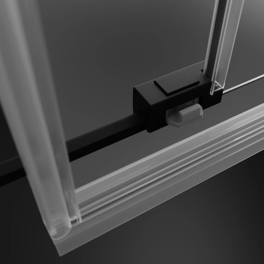 Radaway Idea PN DWJ Sliding Bath Screen - Black - Image 4