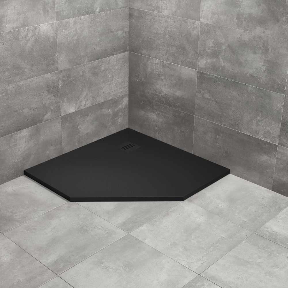 Kyntos PT Pentagon Textured Slate Shower Tray - Image 3