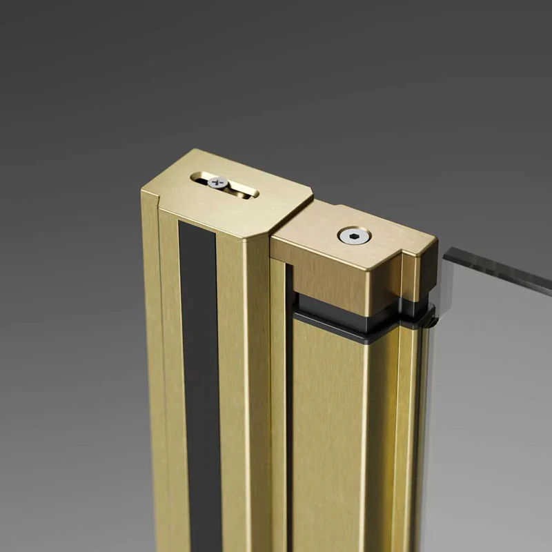 Radaway NES KDJ II Premium Shower Enclosure 6mm -  Brushed Gold - Image 6