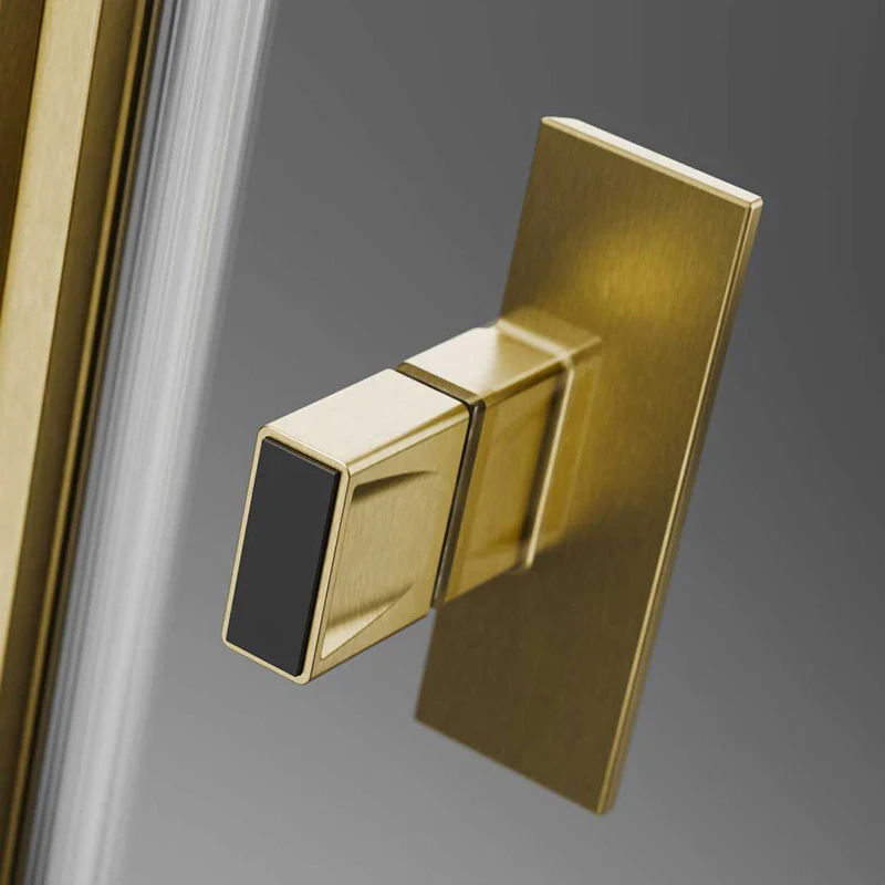 Radaway NES KDS I Premium Shower Enclosure 6mm - Brushed Gold - Image 4
