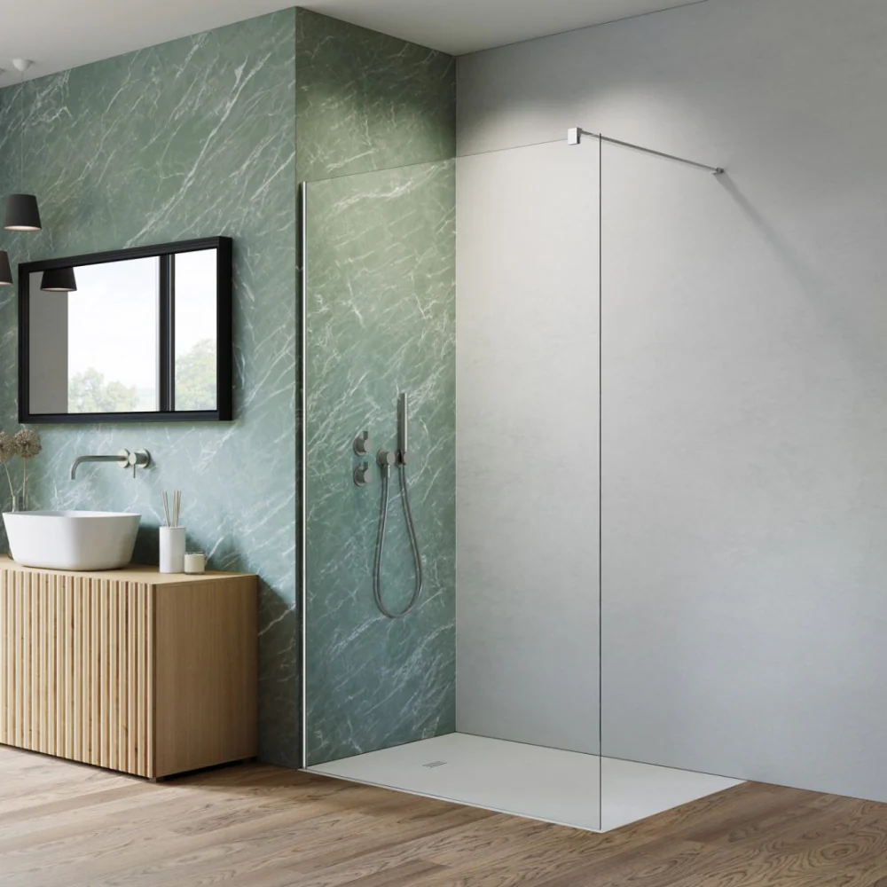 Radaway Nes Walk-In II Frameless Shower Panel