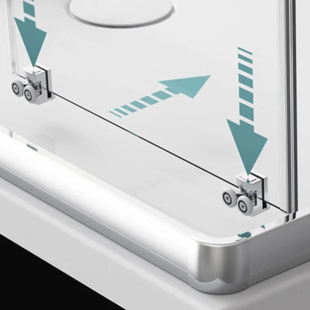 Radaway Premium Plus DWJ+S Sliding Shower Enclosure - Image 7
