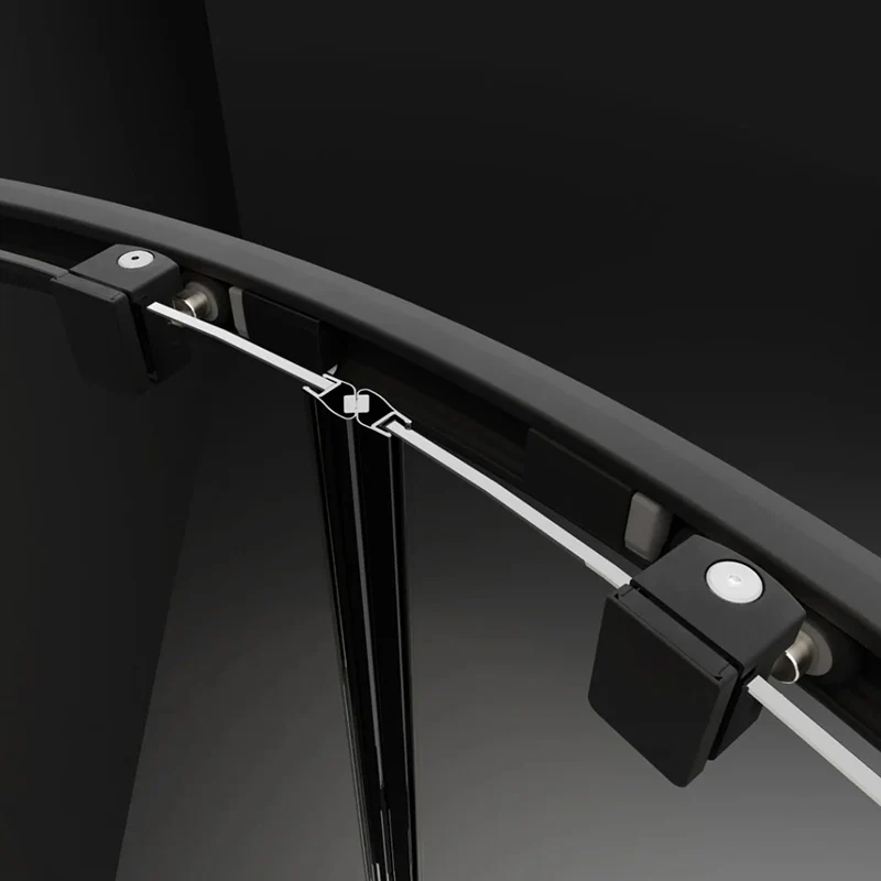 Radaway Premium Pro DWJ Shower Door – Matte Black, 6mm Glass - Image 5