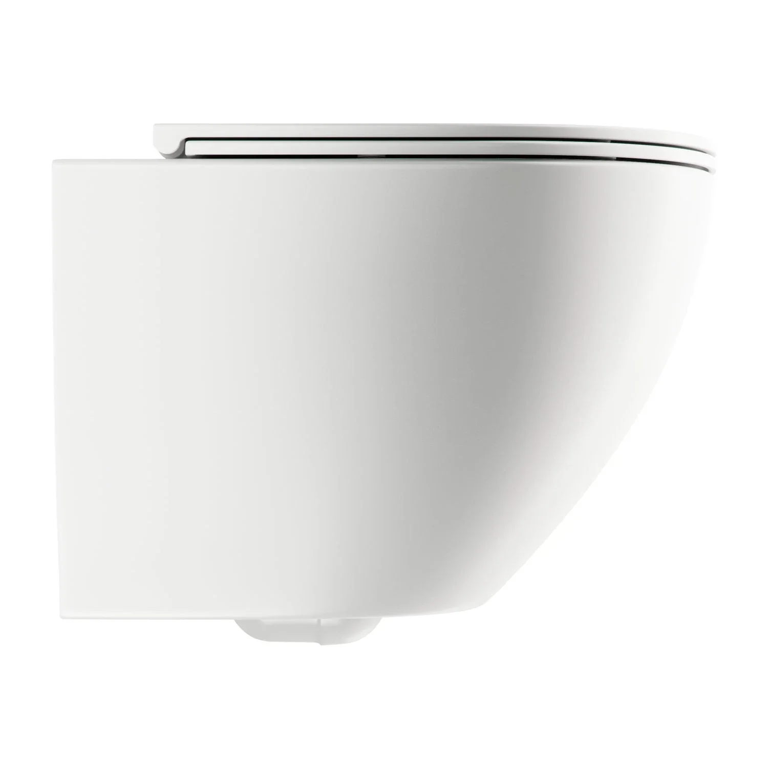 Cassiopeia White Rimless Wall Hung Toilet - Image 2