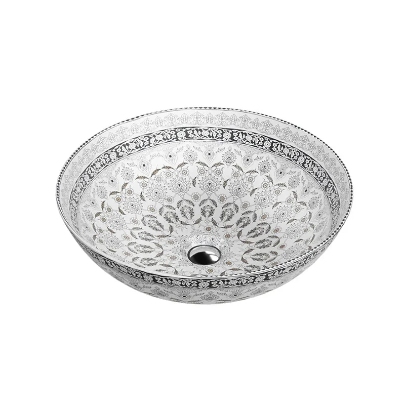 Rosa Countertop Basin White & Black