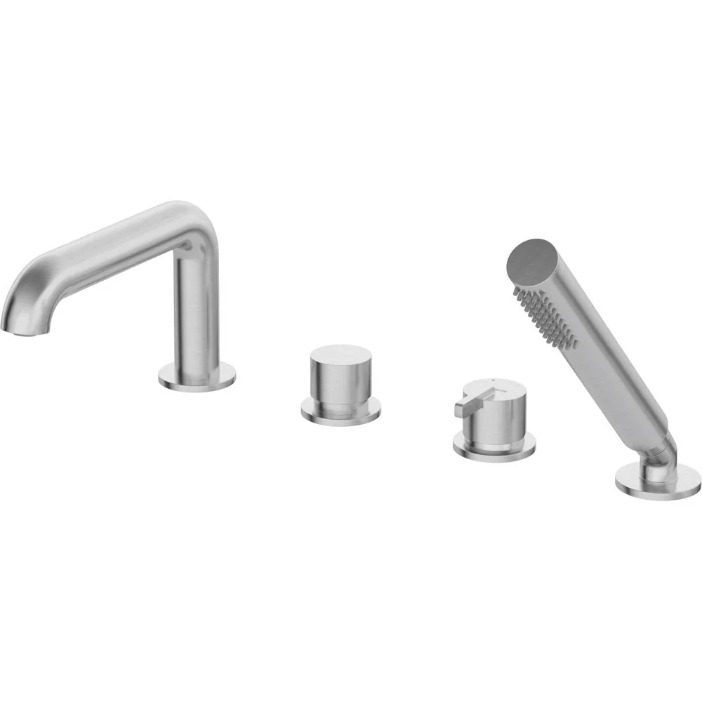 Silia Bath mixer, 4-hole, with shower set - Image 8