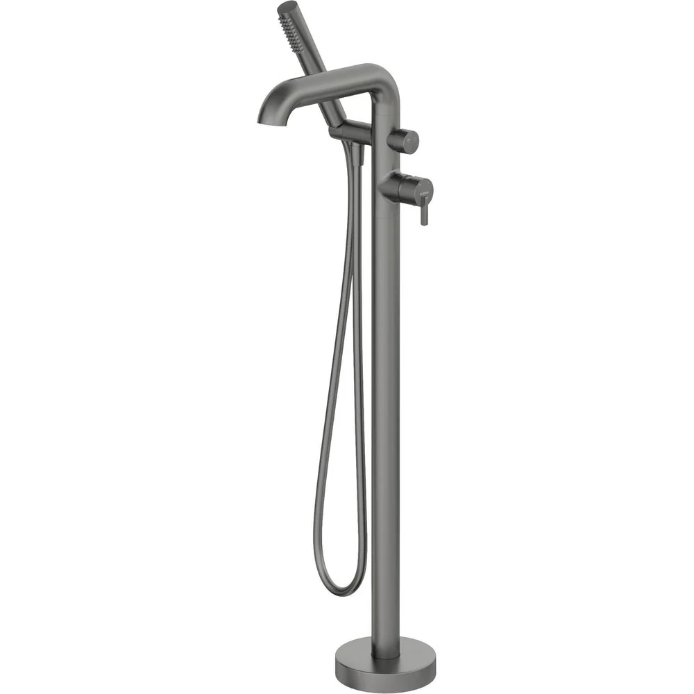Silia Bath mixer, freestanding, with shower set - Image 17