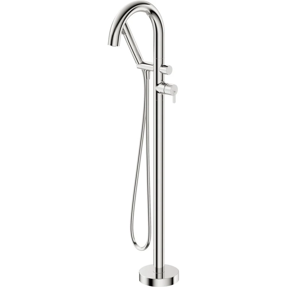 Silia Bath mixer, freestanding, with shower set - Image 3