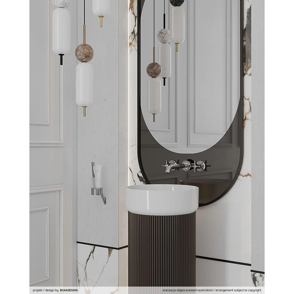 Silia Ceramic washbasin, countertop - Image 7