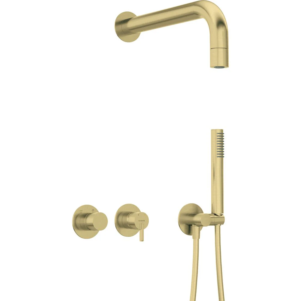 Silia Concealed shower set, with a fixed shower head - with horizontal mixer - Image 10