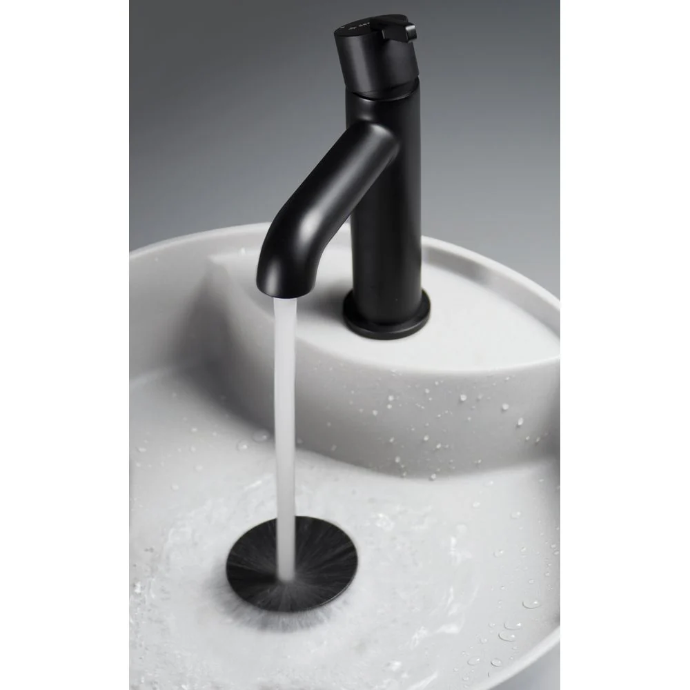 Silia Granite washbasin, countertop, with tap shelf - Image 5