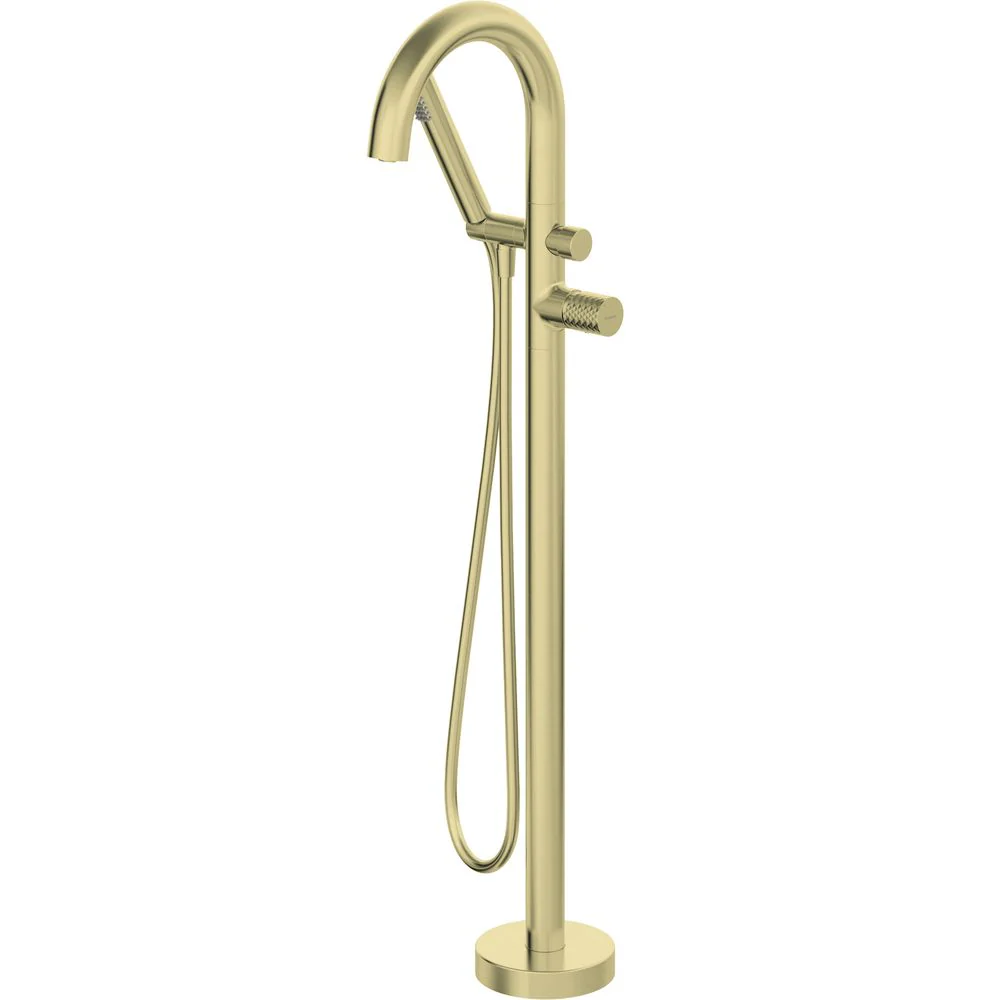 Silia Hexa Bath mixer, freestanding, with shower set - Image 6