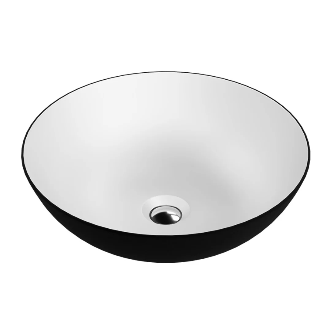 Rosa Countertop Basin - Black & White - Image 2