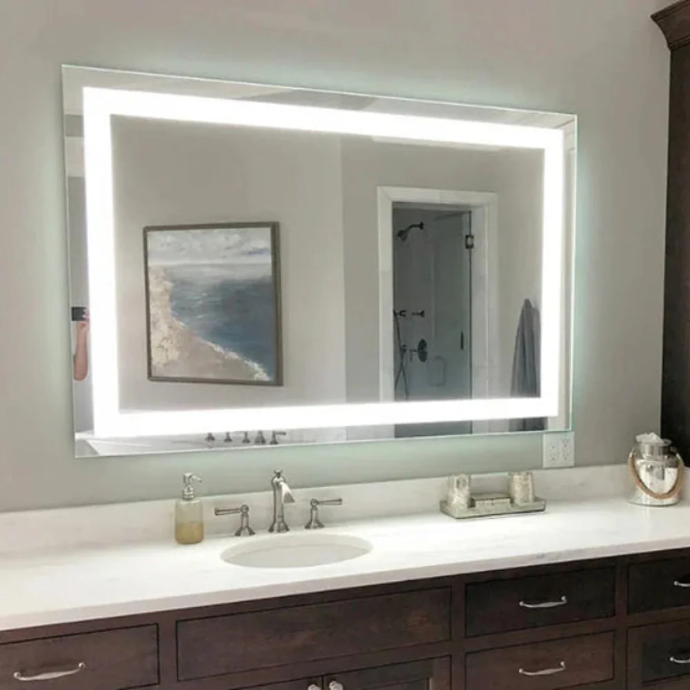 Sophie Rectangle LED Mirror 80cm x 60cm - Image 4