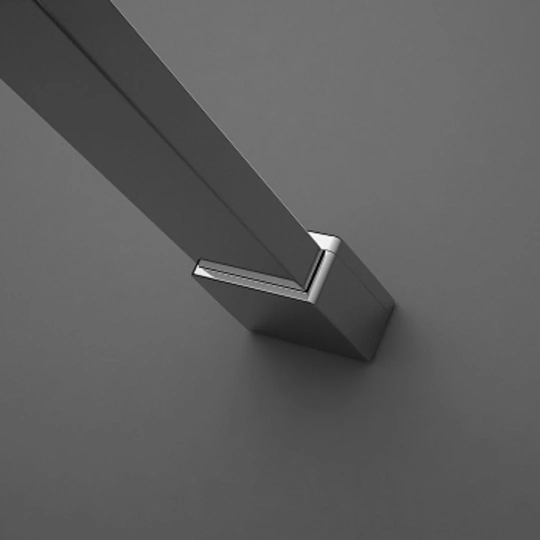 Modo 8mm Walk-In Screen Tinted Glass with Chrome Profiles - Image 3