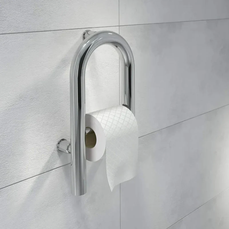 Vital Wall-mounted grab bar with space for toilet paper - 2in1 - Image 3