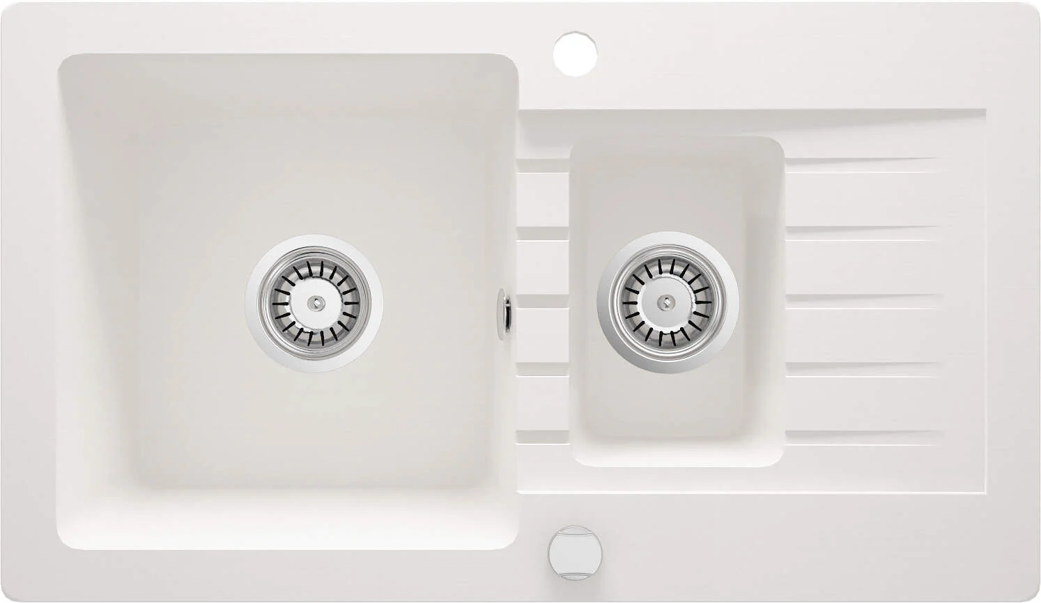 Zorba Granite sink 1.5-bowl with drainer - Image 5